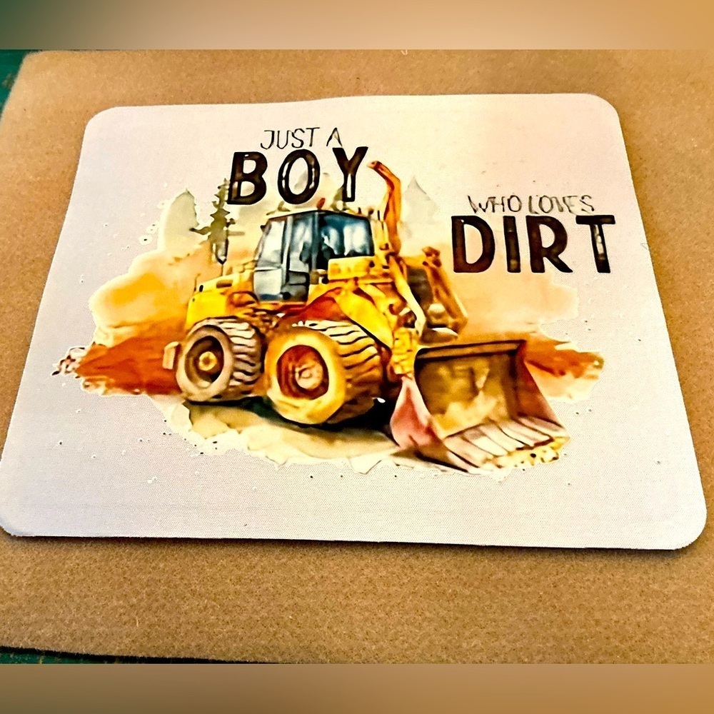 Hand Pressed Mouse Pad!  Brand New!